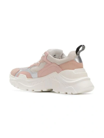 Shop Moa Master Of Arts Geometric Panel Sneakers In Pink