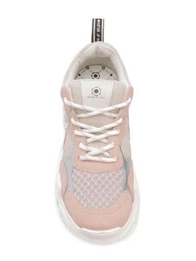 Shop Moa Master Of Arts Geometric Panel Sneakers In Pink