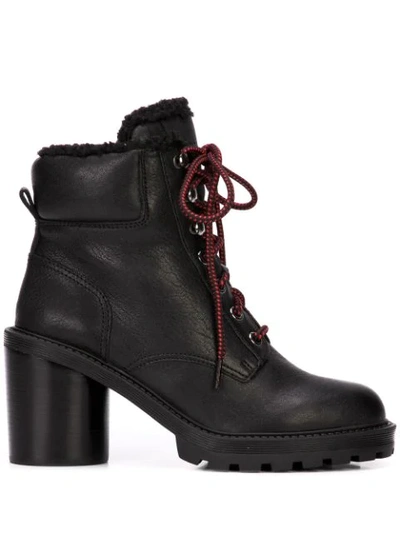 Shop Marc Jacobs Crosby Hiking Boots In Black