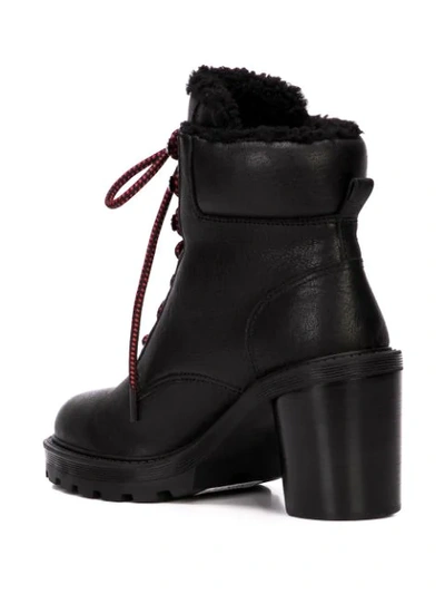 Shop Marc Jacobs Crosby Hiking Boots In Black
