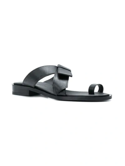 Shop A.f.vandevorst Cross Strap Sandals In Black