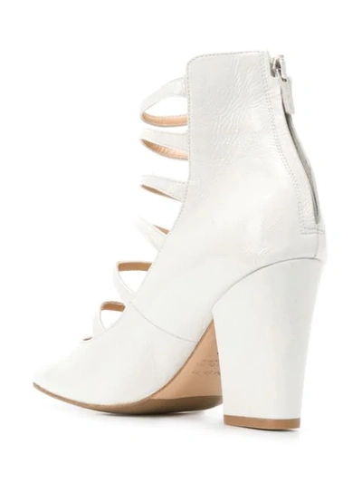 Shop The Seller Strappy Ankle Boots - White