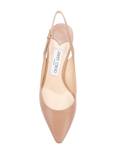 Shop Jimmy Choo Erin Pumps In Neutrals