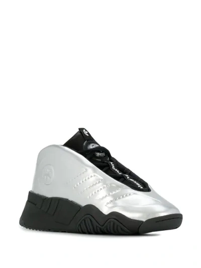 Shop Adidas Originals X Alexander Wang Argento Trainers In Silver