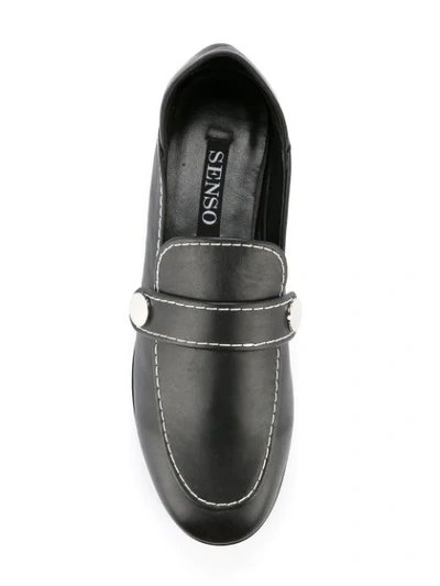 Shop Senso Collapsible Heel Cindy Loafers In Black