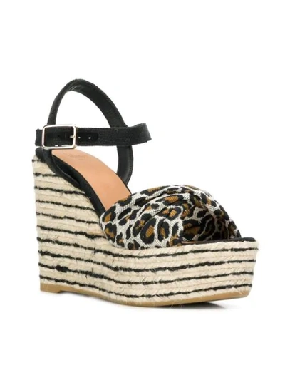 Shop Castaã±er Jeanne Wedge Espadrilles In Black