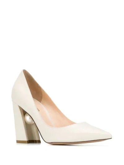 Shop Nicholas Kirkwood Miri Pumps In Neutrals