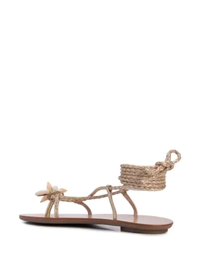 Shop Loeffler Randall Shelly Gladiator Sandals In Gold