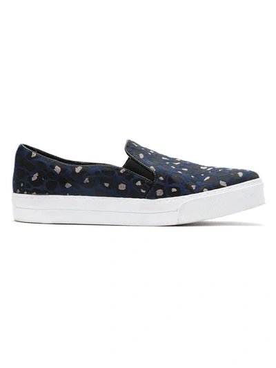 Shop Blue Bird Shoes Onça Colors Slip On Sneakers In Blue