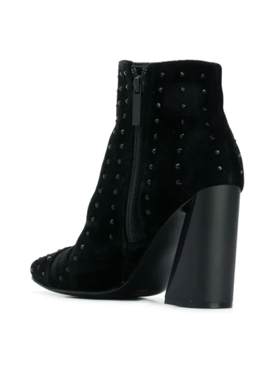 Shop Kendall + Kylie Tronchetto Embellished Ankle Boots In Black