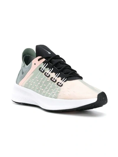 Shop Nike Exp-x14 Sneakers In 300 M. Green White S.pink