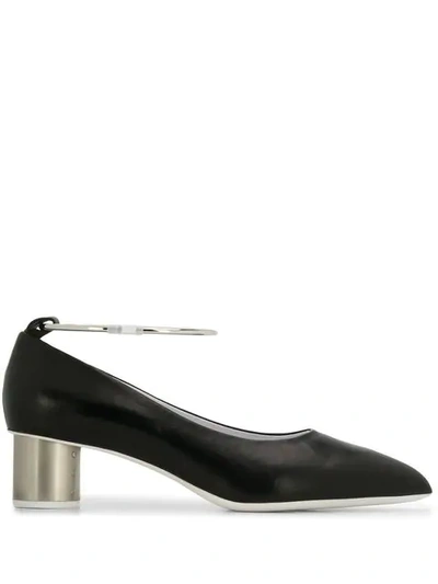 Shop Jil Sander Metal Pumps - Black