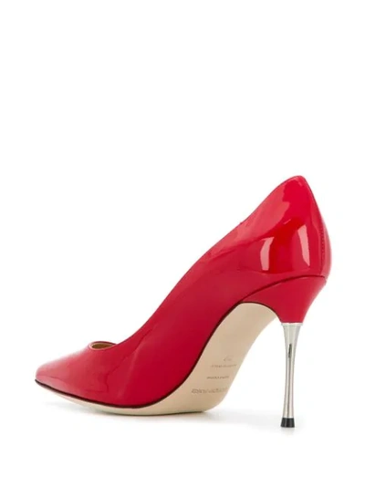 Shop Sergio Rossi Godiva Steel Pumps In 5816 Blush