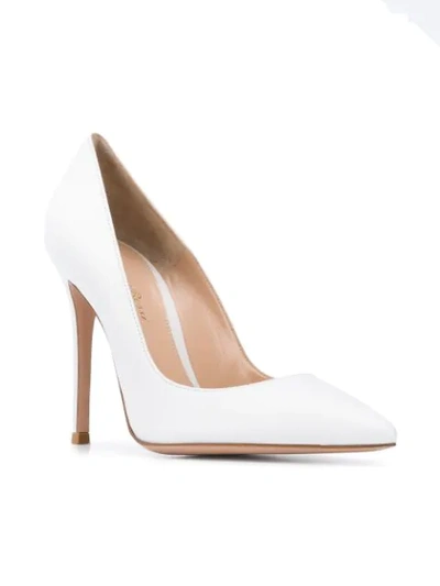 GIANVITO ROSSI GIANVITO 100 PUMPS - 白色