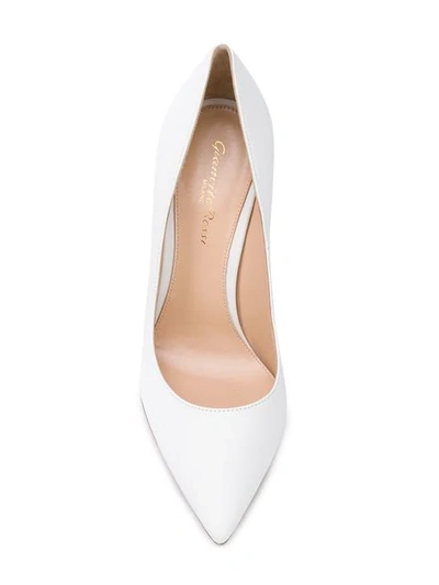 Shop Gianvito Rossi Gianvito 100 Pumps In White