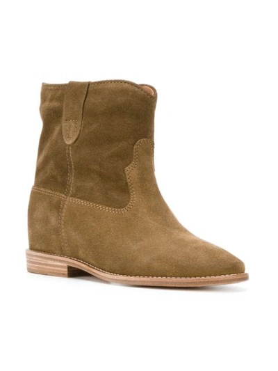 Shop Isabel Marant Crisi Boots In Brown