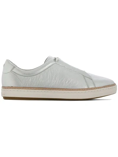Shop Tommy Hilfiger Low-top Sneakers In Silver