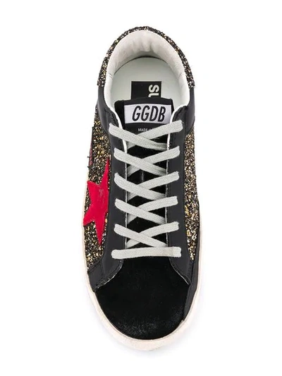 Shop Golden Goose Superstar Lace-up Sneakers In Black