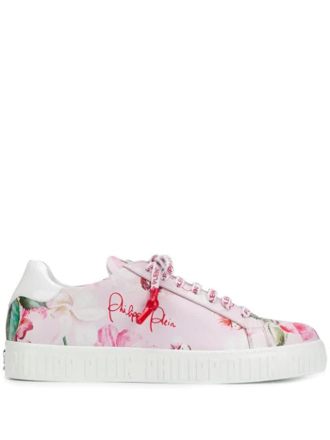 floral print sneakers
