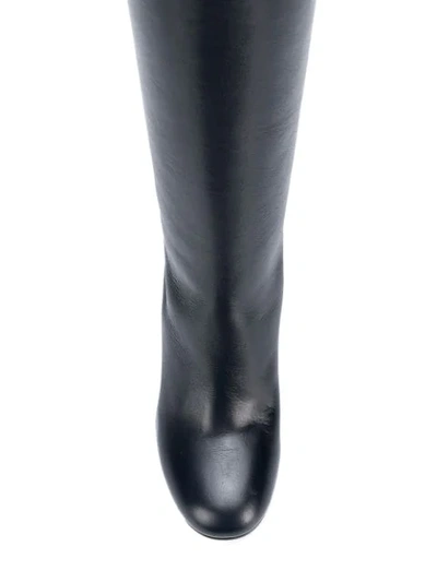 Shop Société Anonyme Seamless Knee Length Boots In Blue