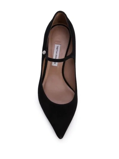 Shop Tabitha Simmons Hermione Kitten Heel Pumps In Black