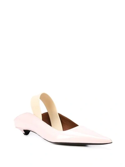 Shop Proenza Schouler Cut Out Detail Mules In Pink