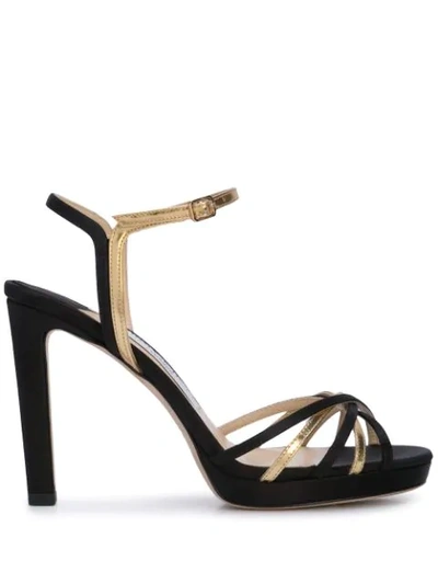 JIMMY CHOO LILAH HEELED SANDALS - 黑色