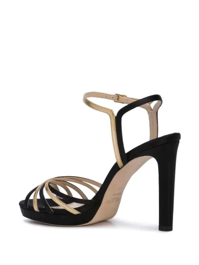 JIMMY CHOO LILAH HEELED SANDALS - 黑色