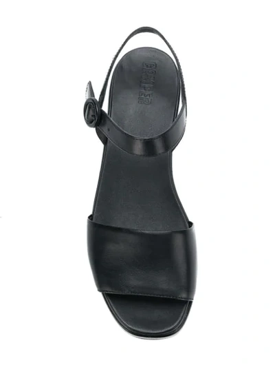 Shop Camper Misia Platform Sandals In Black