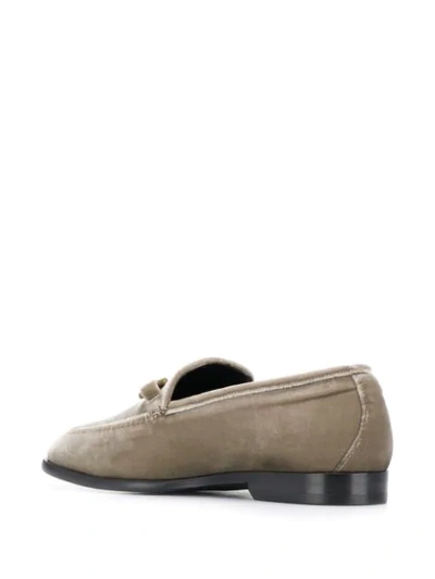 Shop Jimmy Choo Marti Slip-on Loafers - Neutrals