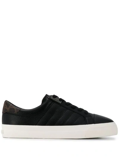 CALVIN KLEIN VANCE TUMBLED SNEAKERS - 黑色