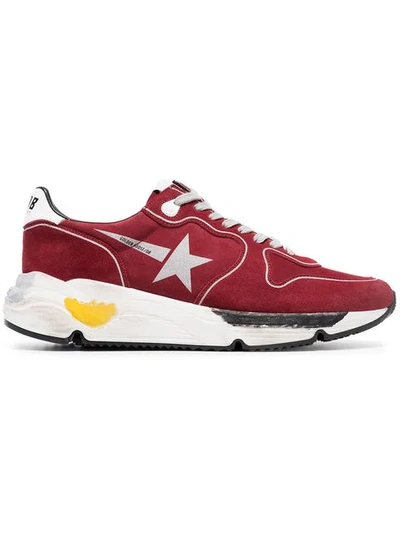 Shop Golden Goose Deluxe Brand Running Sole Sneakers - Red