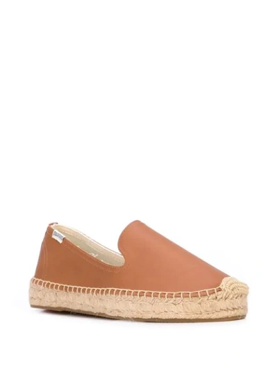 Shop Soludos Flache Espadrilles - Braun In Brown