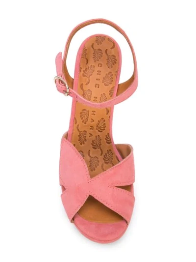 Shop Chie Mihara Open Toe Sandals In Pink