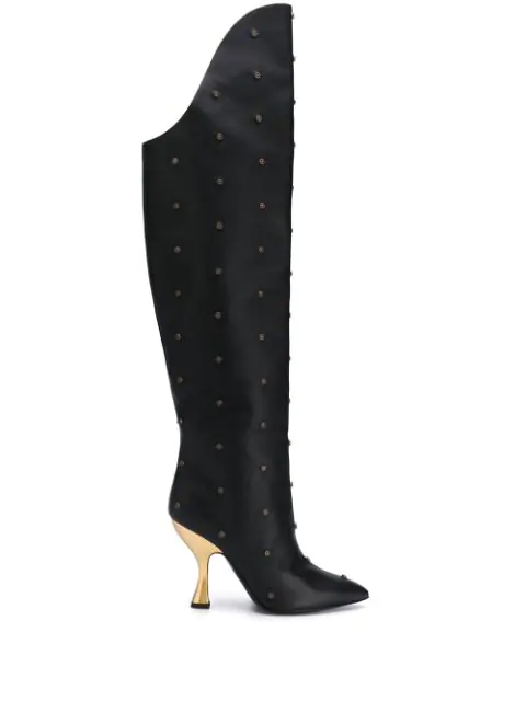 gladiator over the knee boots