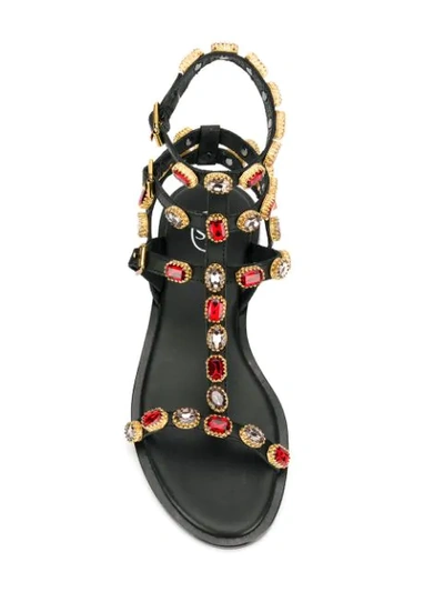 Shop Ash Passion Sandals In Black