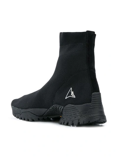 Shop Alyx Knit Laceless Ankle Boot In Black