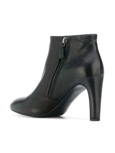 Shop Del Carlo Ankle Length Boots In Black
