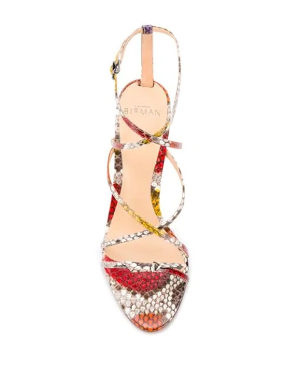 Shop Alexandre Birman Strappy Sandals - Red