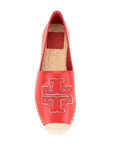 Shop Tory Burch Ines Espadrilles In Red