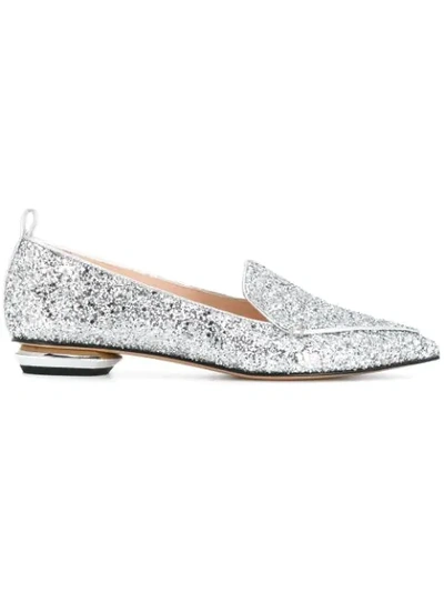 Shop Nicholas Kirkwood Beya Loafers In Metallic