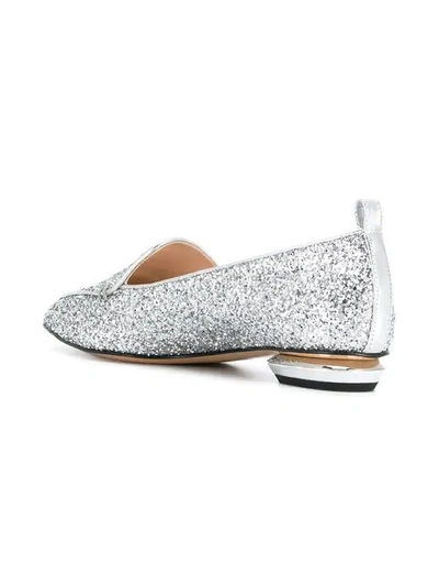 Shop Nicholas Kirkwood Beya Loafers In Metallic