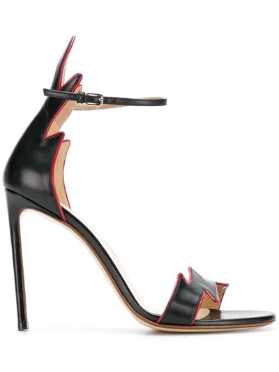 Shop Francesco Russo High-heeled Sandals In Black