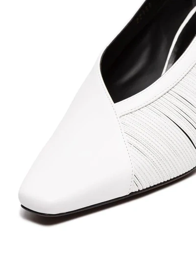 Shop Neous White Setum 60 Leather Pumps