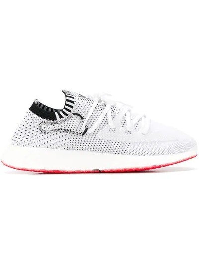 Shop Y-3 Raito Racer Sneakers In White