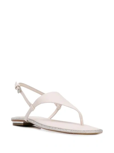 Shop Michael Michael Kors Enid Sandals In Neutrals