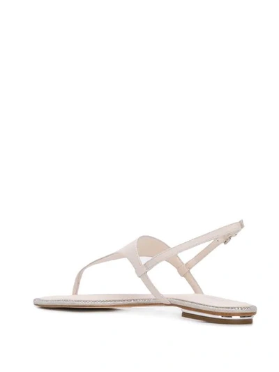 Shop Michael Michael Kors Enid Sandals In Neutrals