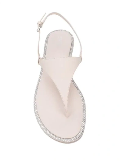 Michael Michael Kors Enid Sandals In Neutrals ModeSens