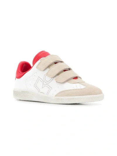 Shop Isabel Marant Low Top Trainers In Neutrals