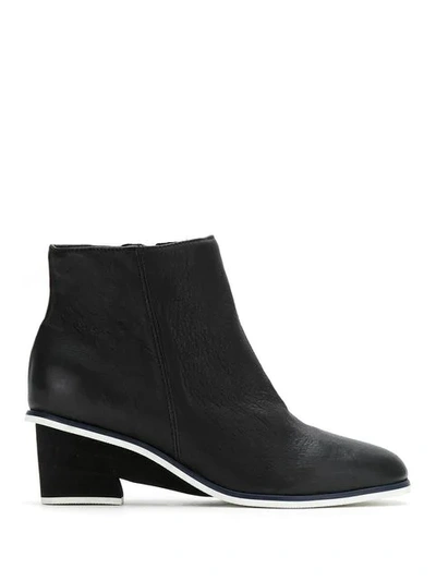 Shop Mara Mac Leather Ankle Boots In Black